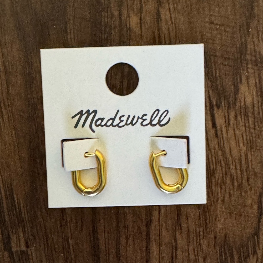 Madewell carabiner mini hoop earring